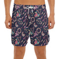Native American Dream Catcher Print Men's Split Running Shorts