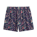 Native American Dream Catcher Print Mesh Shorts