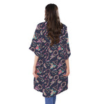 Native American Dream Catcher Print Open Front Beach Cover Up