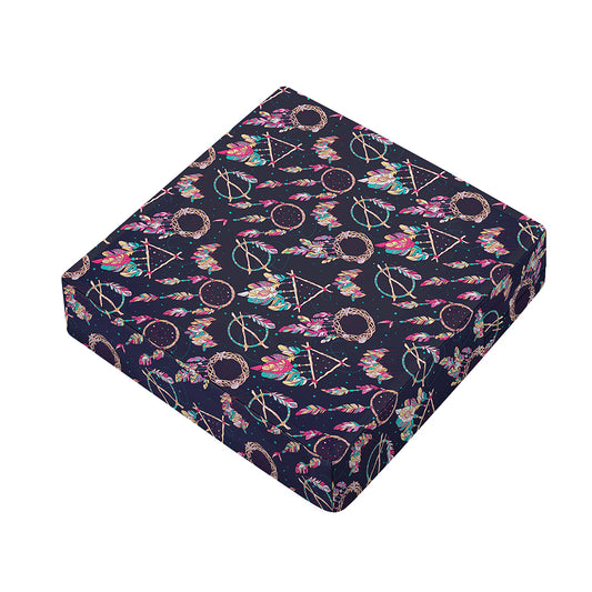 Native American Dream Catcher Print Outdoor Seat Cushion Cover