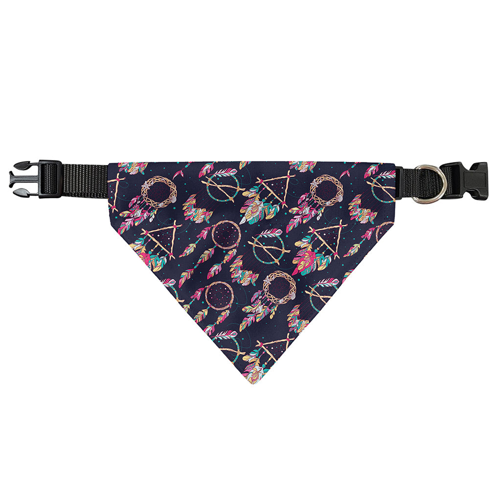 Native American Dream Catcher Print Over The Collar Dog Bandana