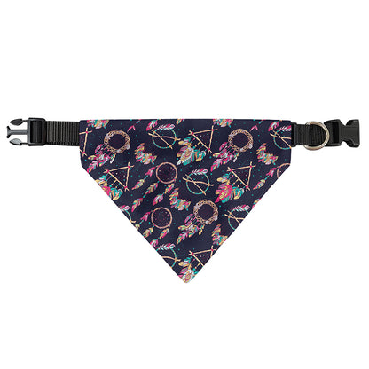 Native American Dream Catcher Print Over The Collar Dog Bandana
