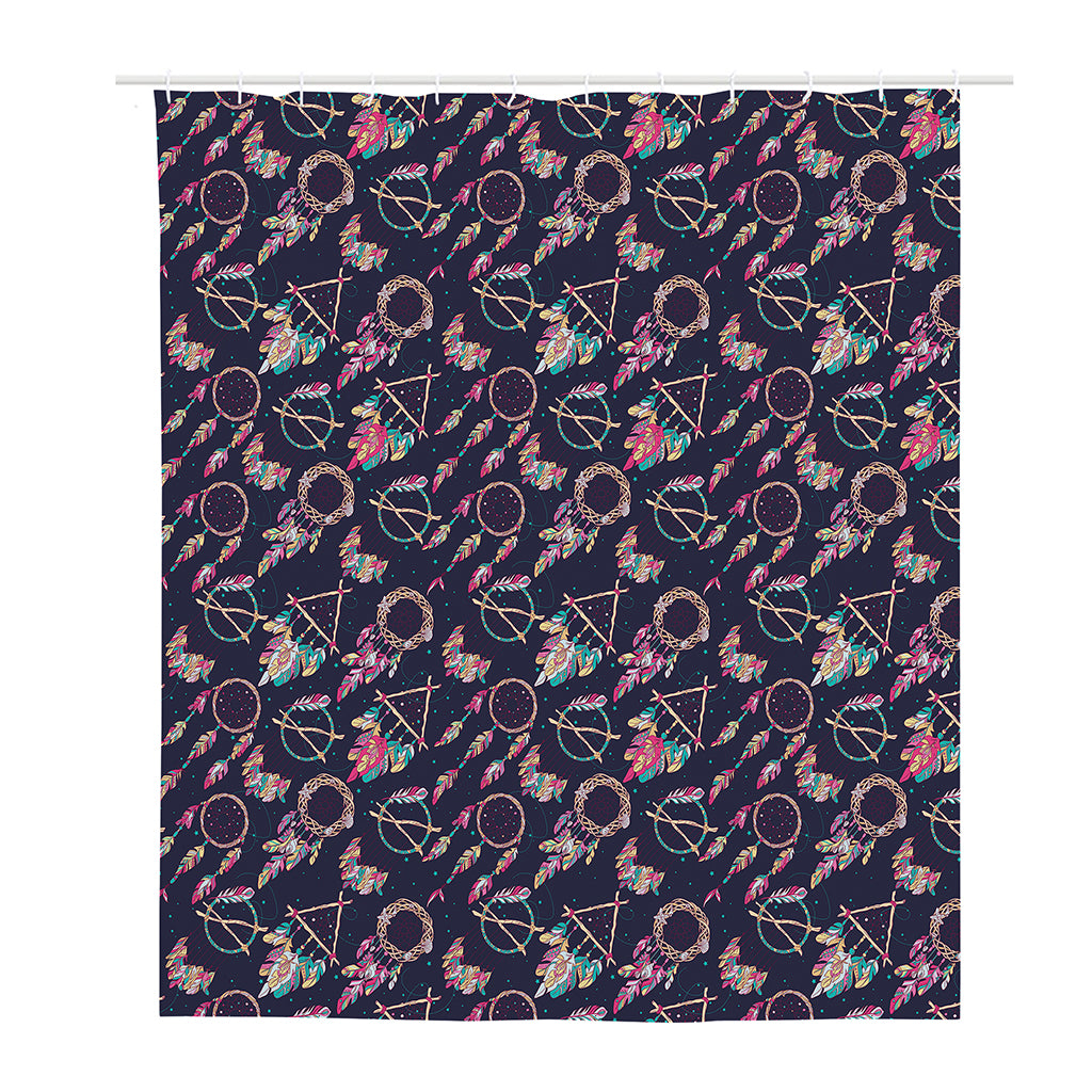 Native American Dream Catcher Print Polyester Shower Curtain