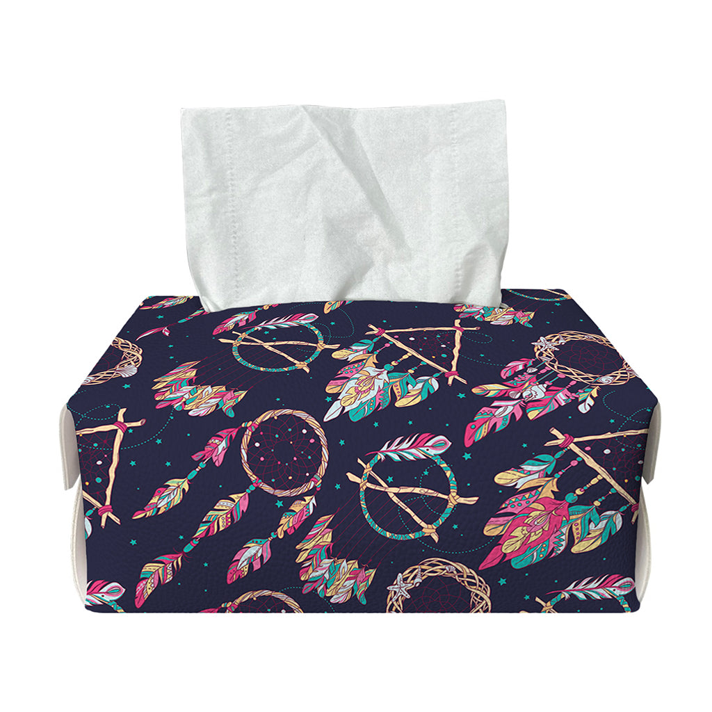 Native American Dream Catcher Print Rectangle Tissue Box Cover