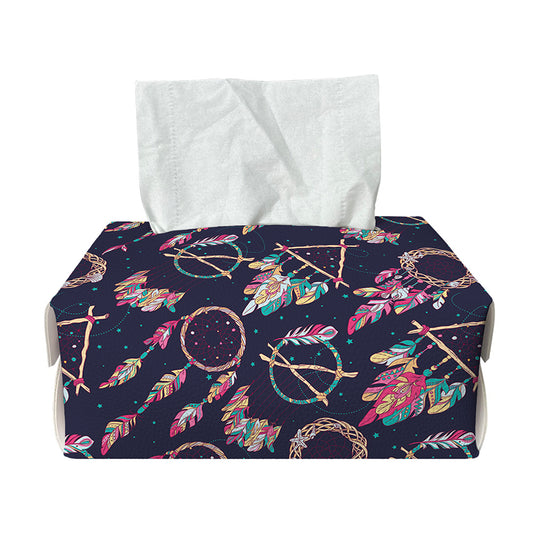 Native American Dream Catcher Print Rectangle Tissue Box Cover
