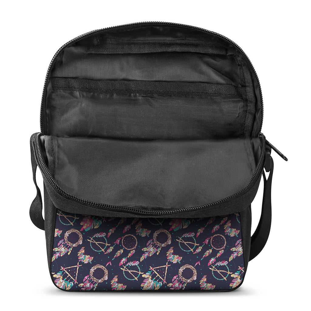 Native American Dream Catcher Print Rectangular Crossbody Bag