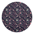 Native American Dream Catcher Print Round Blanket