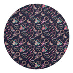 Native American Dream Catcher Print Round Blanket