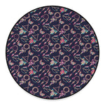 Native American Dream Catcher Print Round Floor Mat