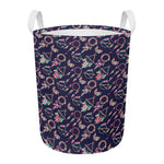 Native American Dream Catcher Print Round Laundry Basket