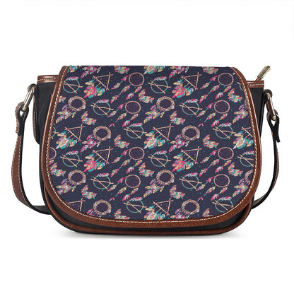 Native American Dream Catcher Print Saddle Bag