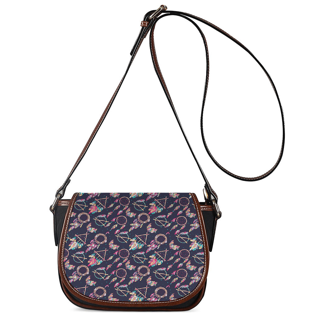 Native American Dream Catcher Print Saddle Bag
