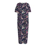 Native American Dream Catcher Print Short Sleeve Long Nightdress
