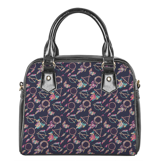 Native American Dream Catcher Print Shoulder Handbag