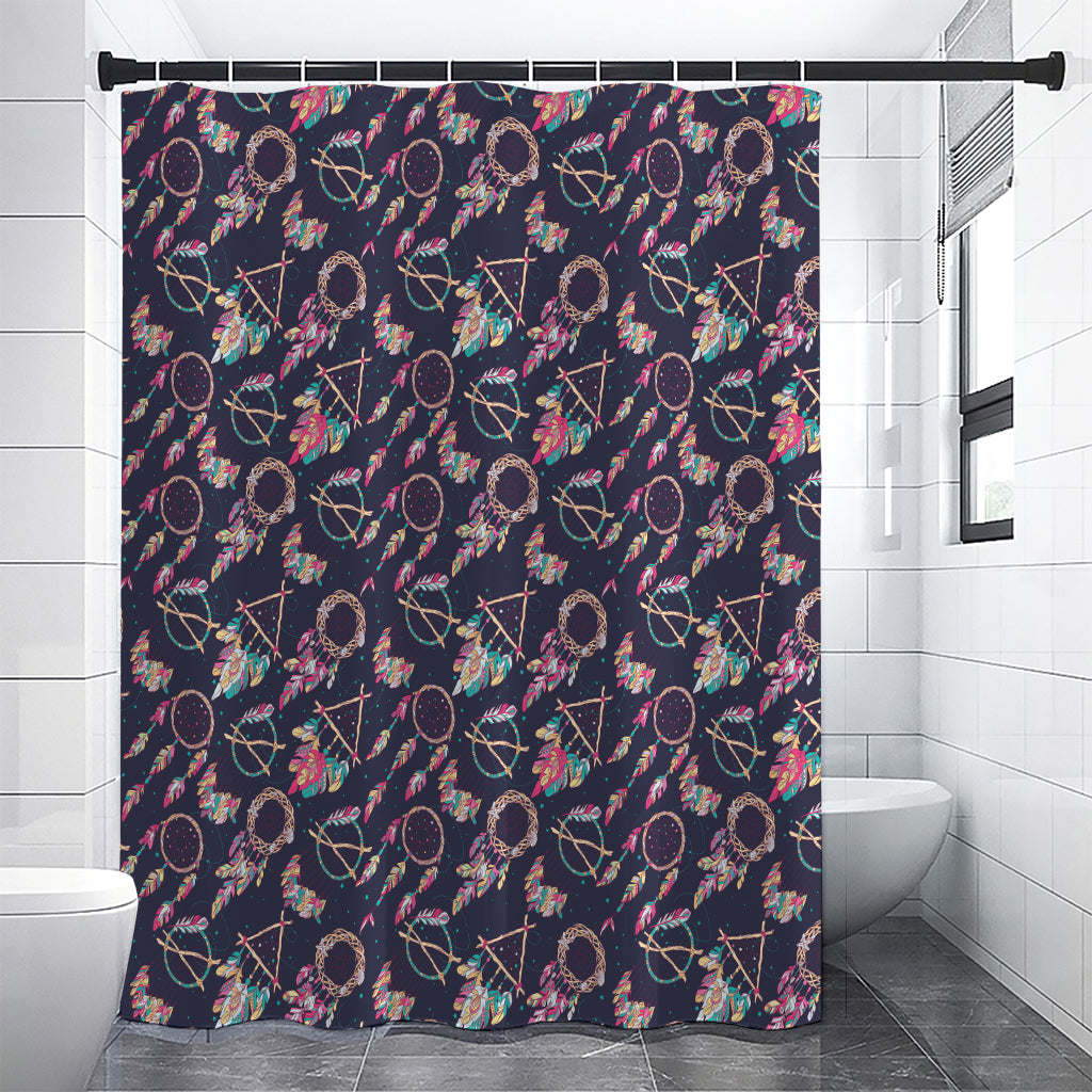 Native American Dream Catcher Print Shower Curtain
