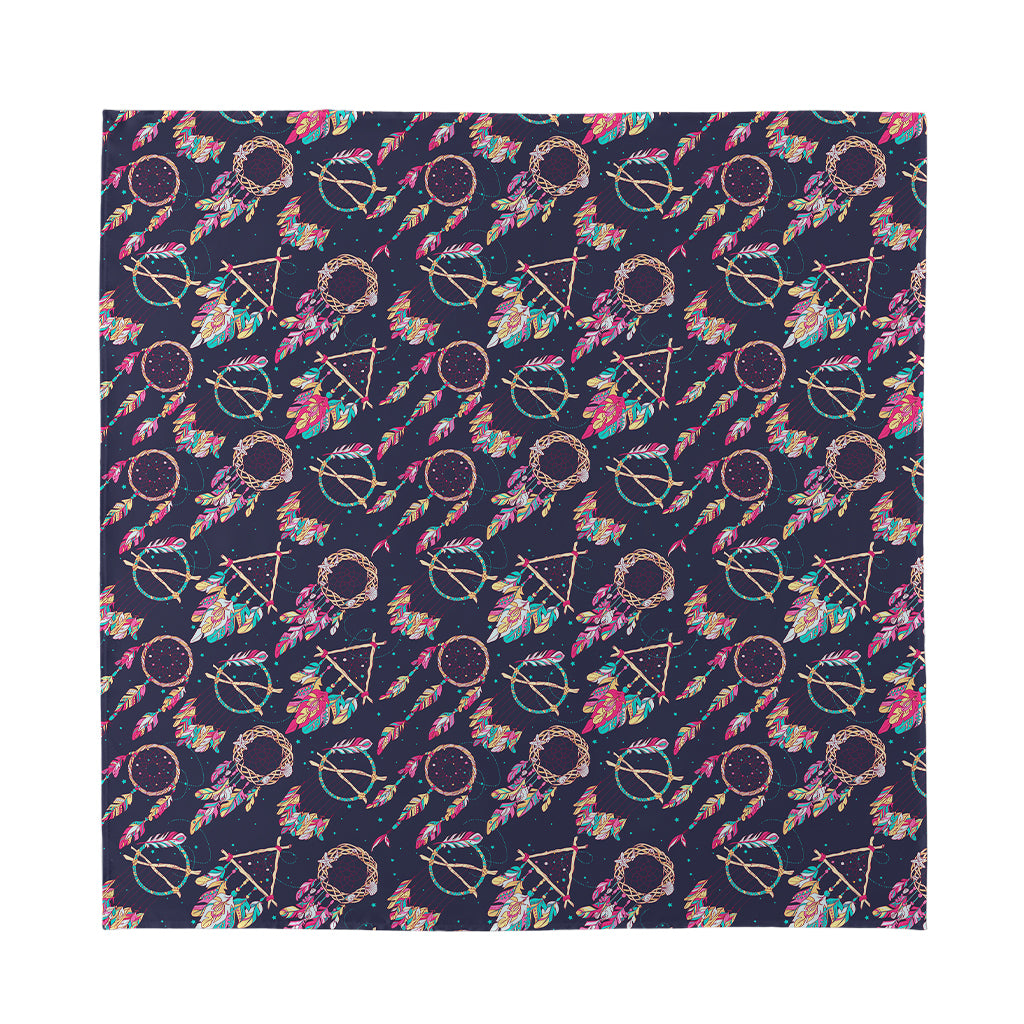 Native American Dream Catcher Print Silk Bandana