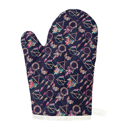 Native American Dream Catcher Print Single Oven Mitt