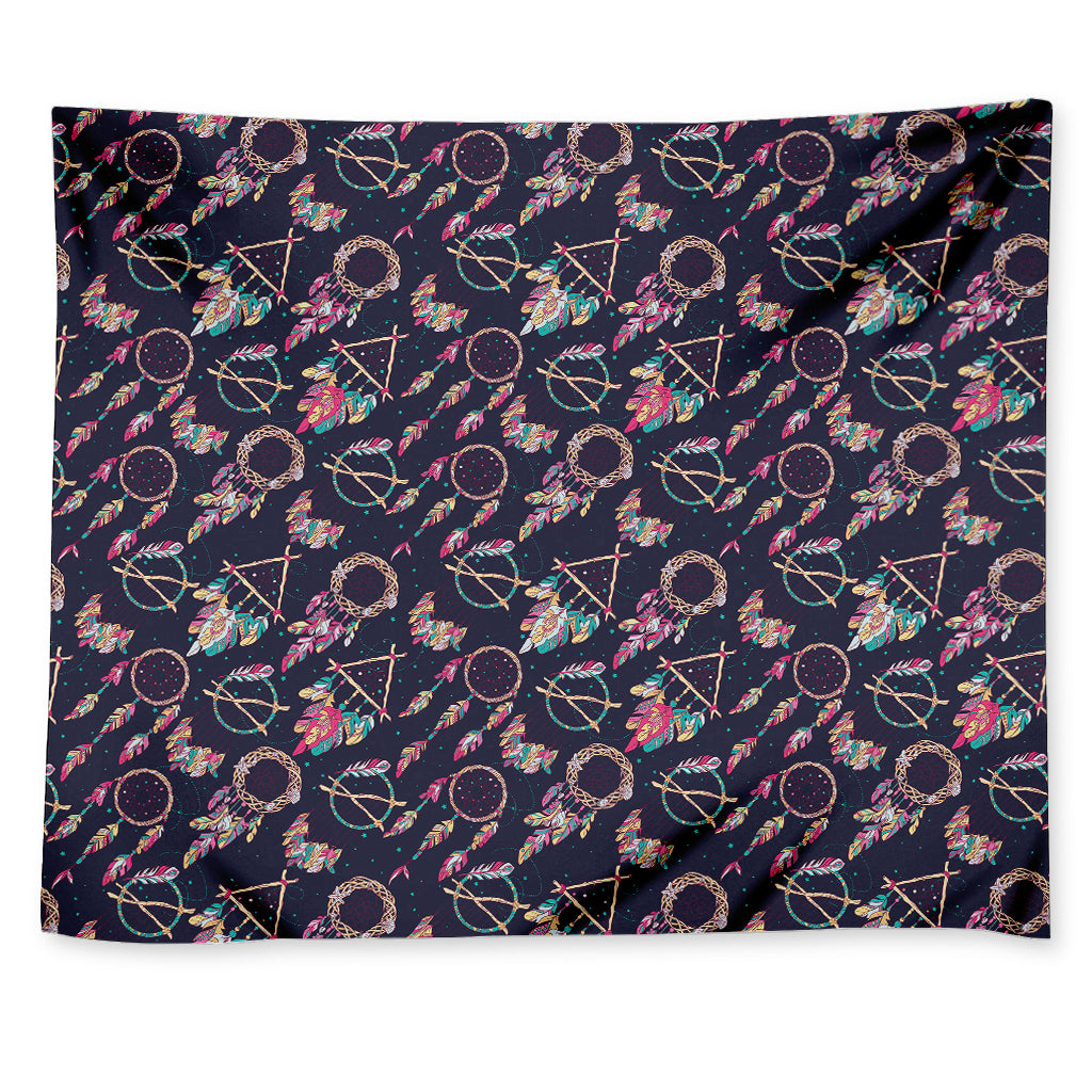 Native American Dream Catcher Print Tapestry
