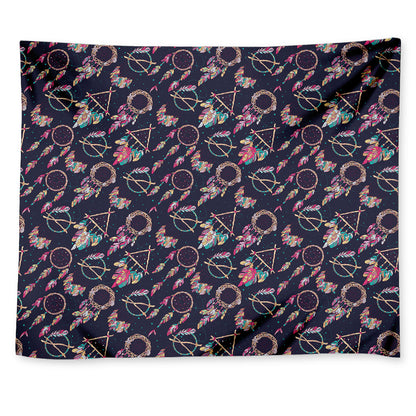 Native American Dream Catcher Print Tapestry
