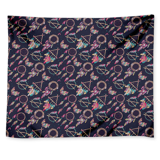 Native American Dream Catcher Print Tapestry