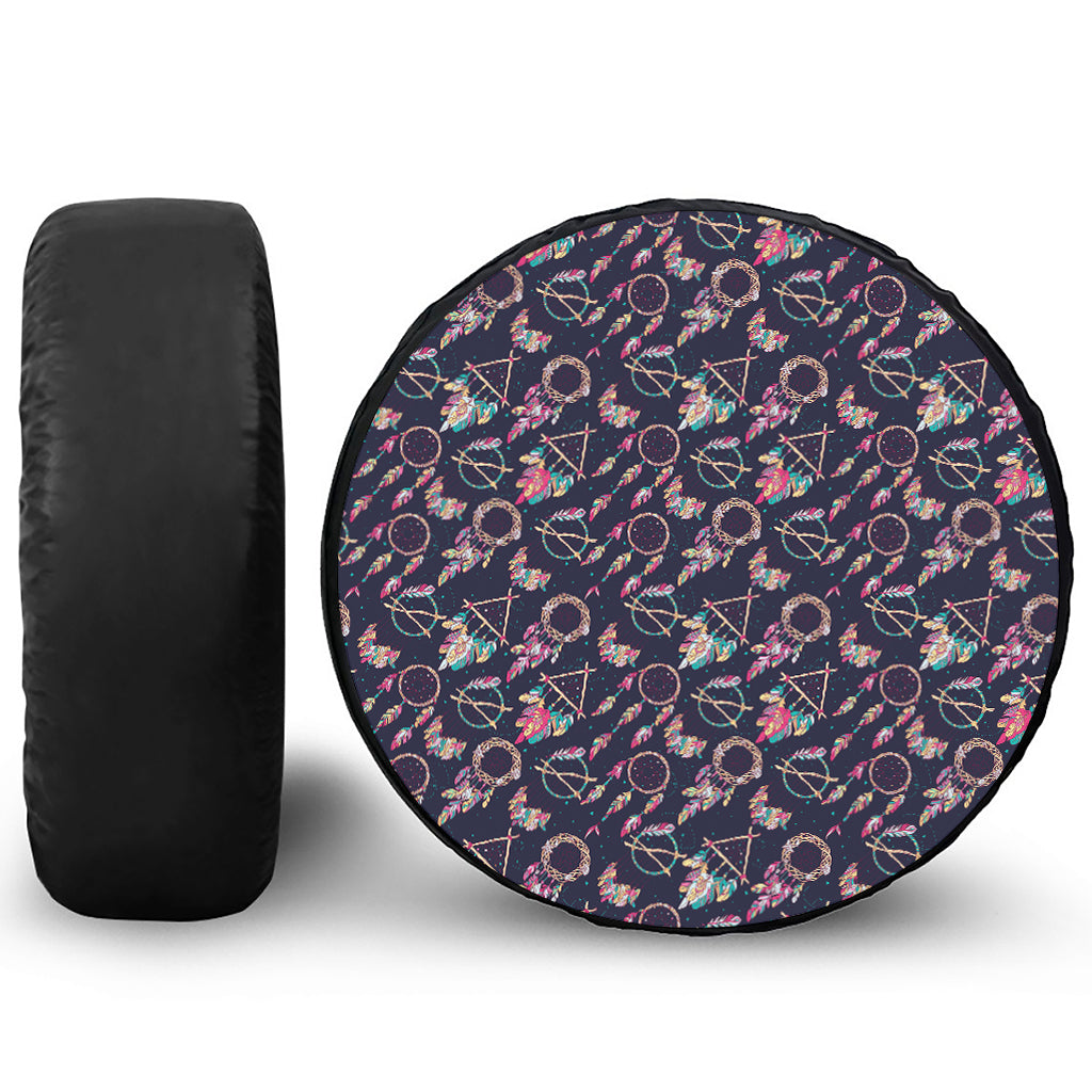 Native American Dream Catcher Print Tire Cover