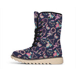 Native American Dream Catcher Print Winter Boots