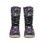 Native American Dream Catcher Print Winter Boots