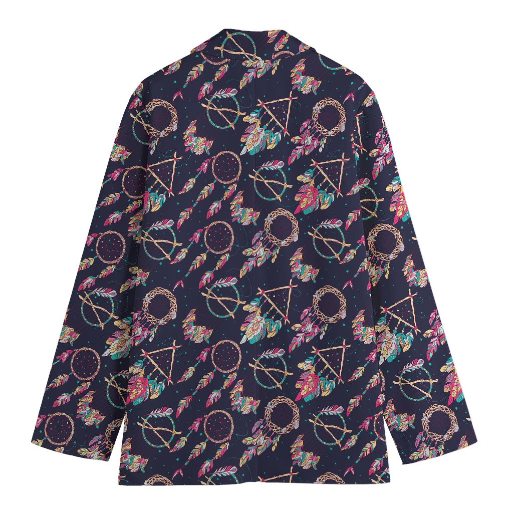 Native American Dream Catcher Print Women's Blazer
