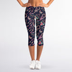 Native American Dream Catcher Print Women's Capri Leggings