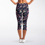 Native American Dream Catcher Print Women's Capri Leggings