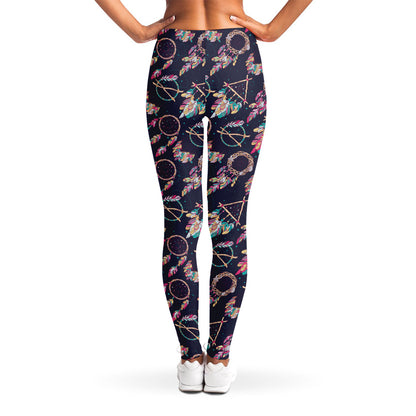 Native American Dream Catcher Print Women's Leggings