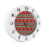 Native American Eagle Pattern Print Alarm Clock