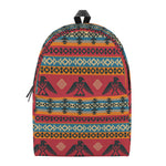 Native American Eagle Pattern Print Backpack