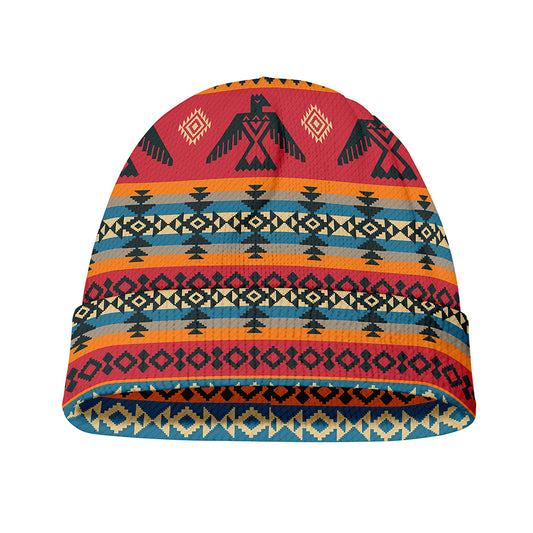 Native American Eagle Pattern Print Beanie