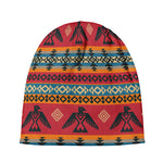 Native American Eagle Pattern Print Beanie