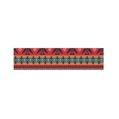 Native American Eagle Pattern Print Bed Runner