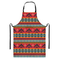 Native American Eagle Pattern Print Bib Apron With Pocket