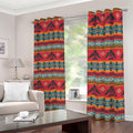 Native American Eagle Pattern Print Dimout Grommet Curtains