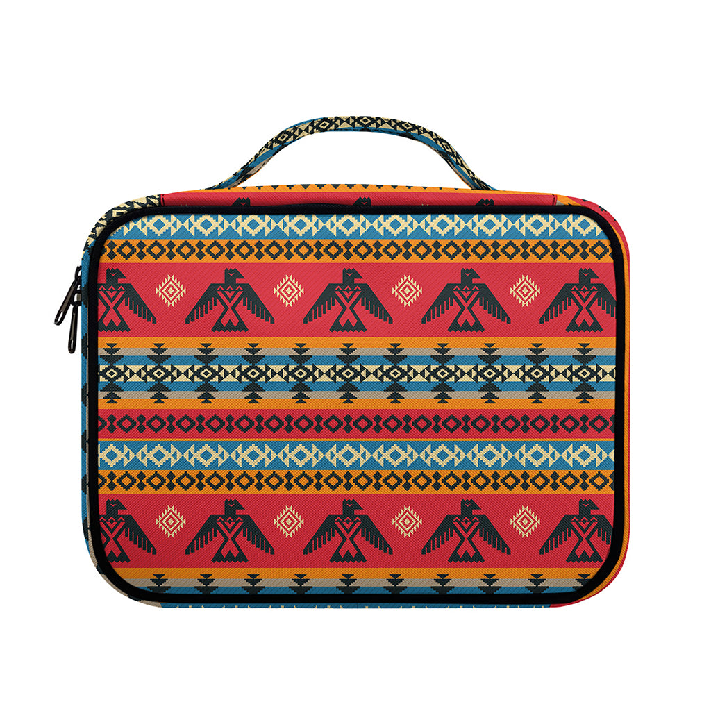 Native American Eagle Pattern Print Briefcase Bible Bag