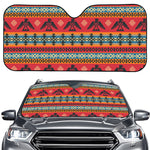 Native American Eagle Pattern Print Car Windshield Sun Shade