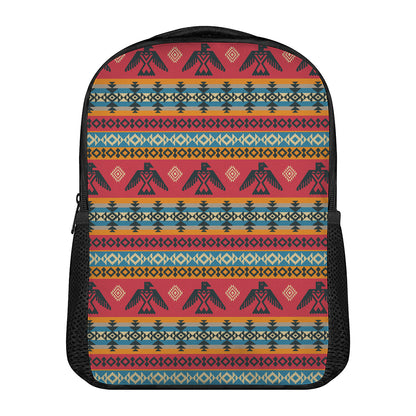 Native American Eagle Pattern Print Casual Backpack