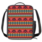 Native American Eagle Pattern Print Crossbody Lunch Bag