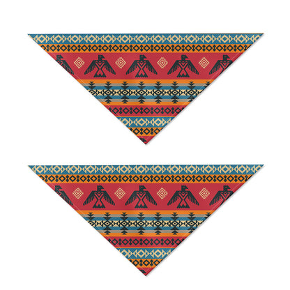 Native American Eagle Pattern Print Dog Bandana