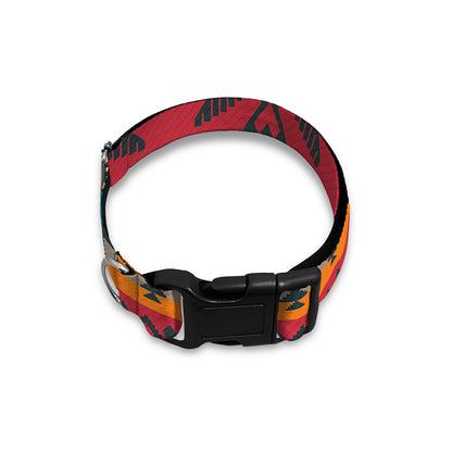 Native American Eagle Pattern Print Dog Collar