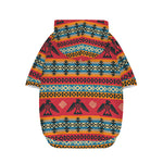 Native American Eagle Pattern Print Dog Zip Up Hoodie