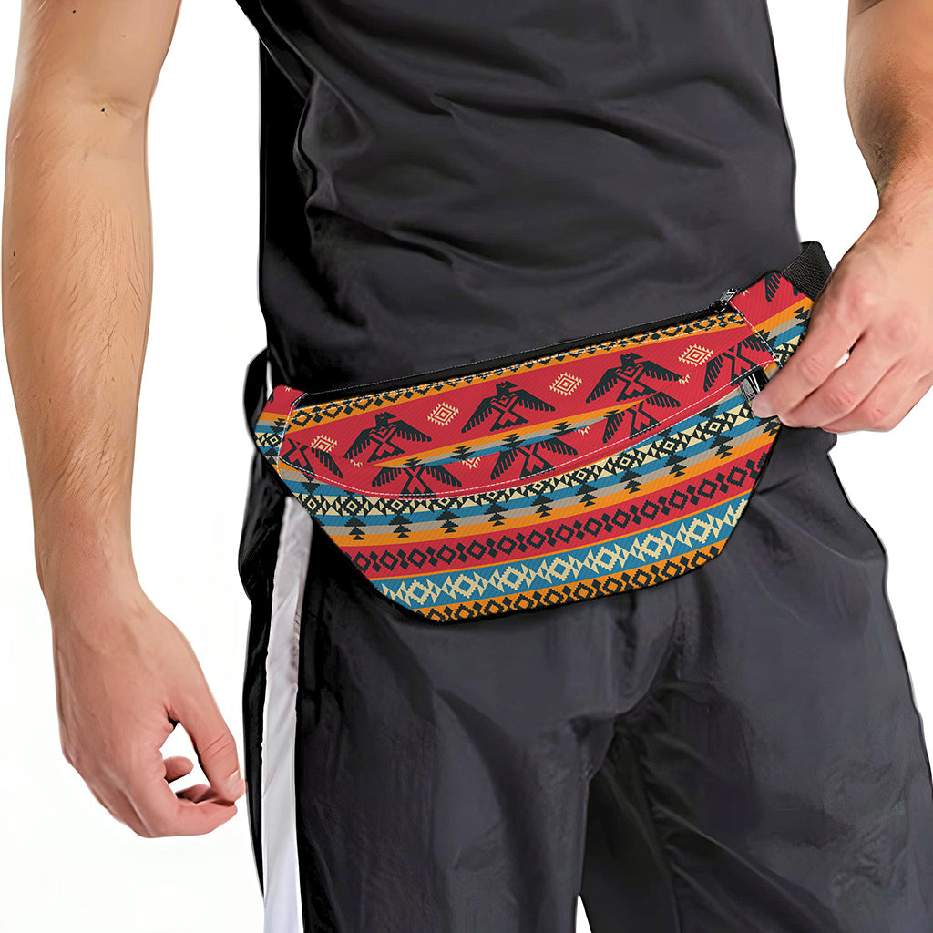 Native American Eagle Pattern Print Fanny Pack