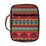 Native American Eagle Pattern Print Front Pocket Bible Bag
