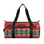 Native American Eagle Pattern Print Gym Bag