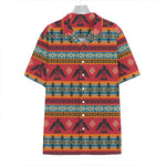 Native American Eagle Pattern Print Hawaiian Shirt