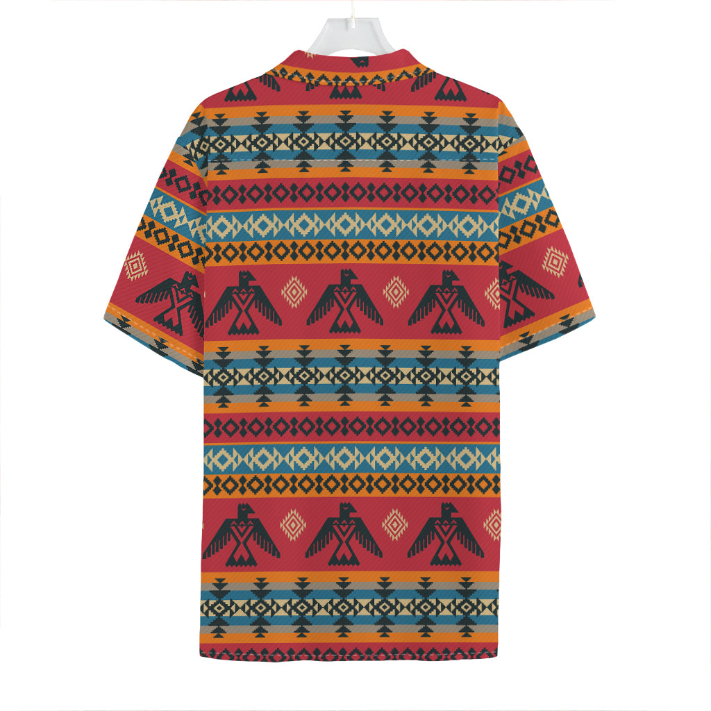 Native American Eagle Pattern Print Hawaiian Shirt